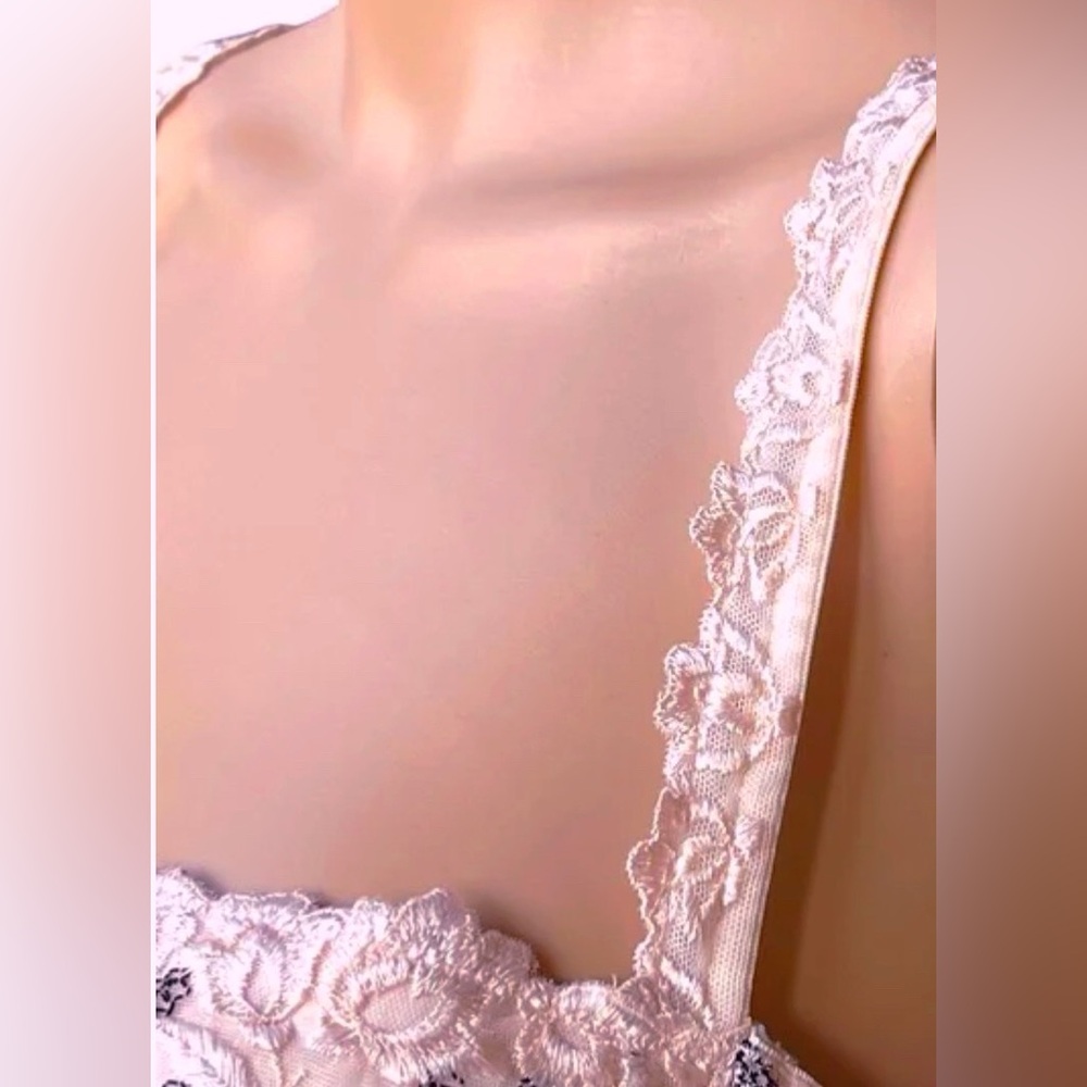 Lise Charmel Vintage Lace Floral Embroidery Demi Bra 34B France Couture - Picture 6 of 13
